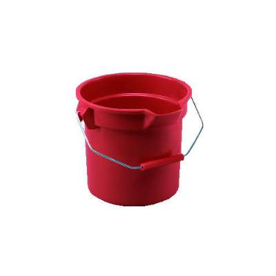 Rubbermaid Commercial Brute 10-Quart Utility Bucket, Red