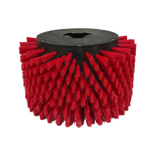 MotorScrubber, Medium Duty, Stair & Baseboard Brush Attachment, Red